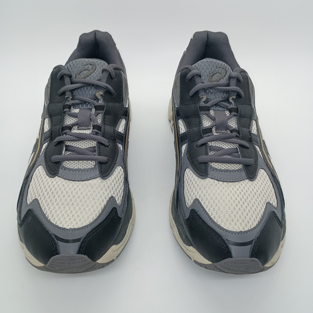 ASICS Gel-NYC Graphite Grey Birch Gold Running Shoes 1203A542 Mens 12 - Picture 2 of 7